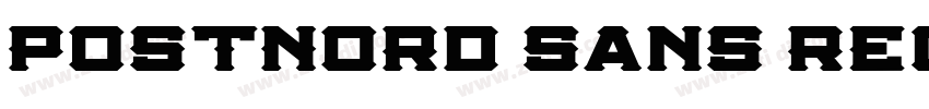 PostNord Sans Regula字体转换